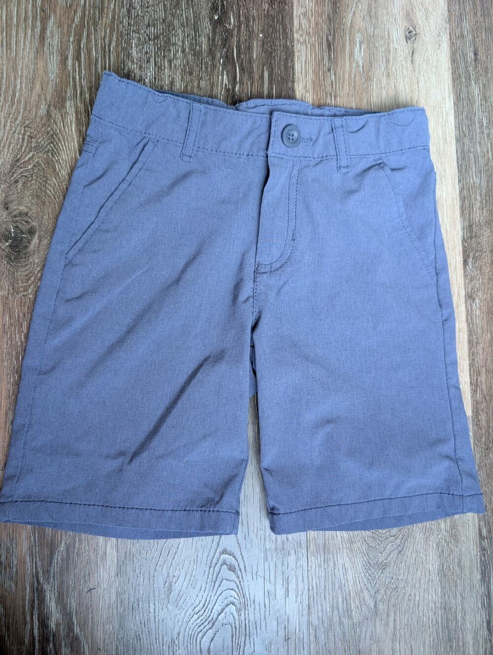 size 7 Cat & Jack Boys Quick Dry Chino Shorts Blue Stretch Golf Hiking